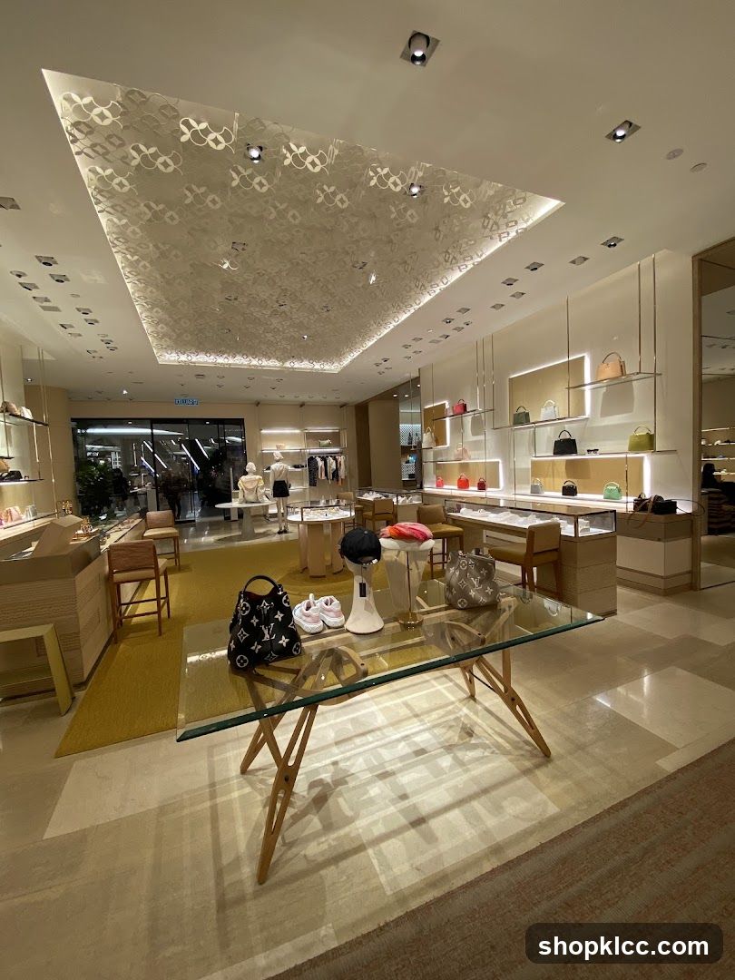 Luxury Handbag Store Interior