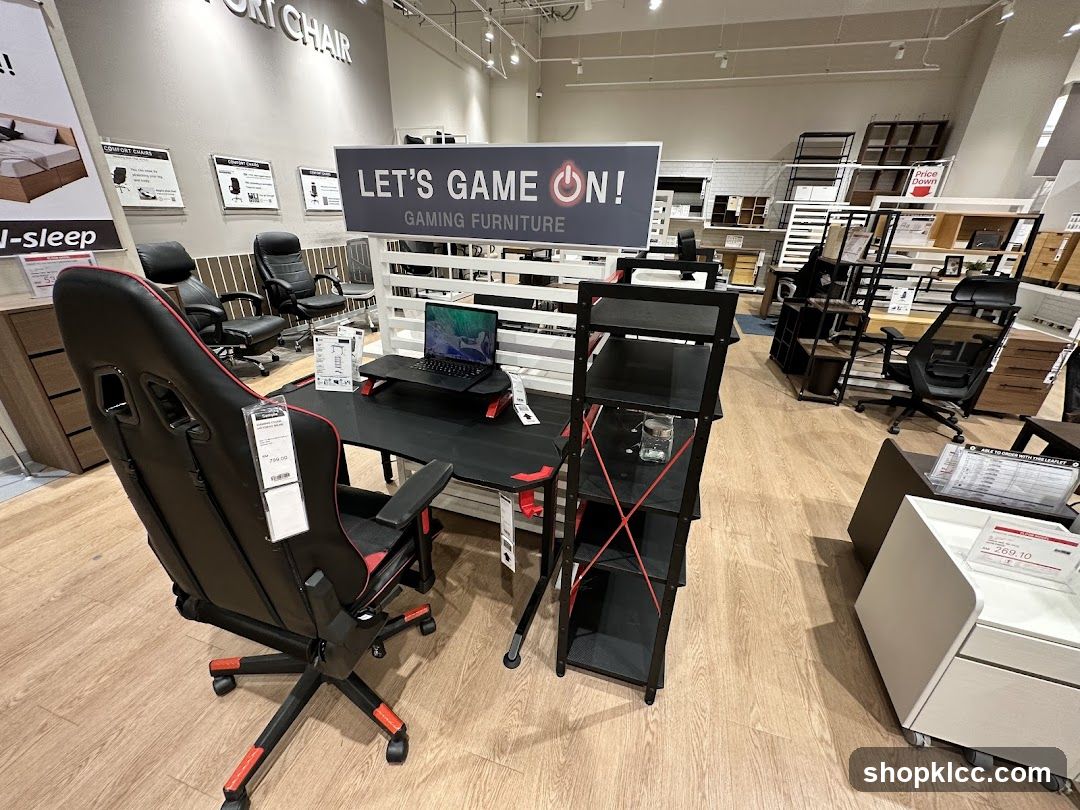 Gaming Furniture Display