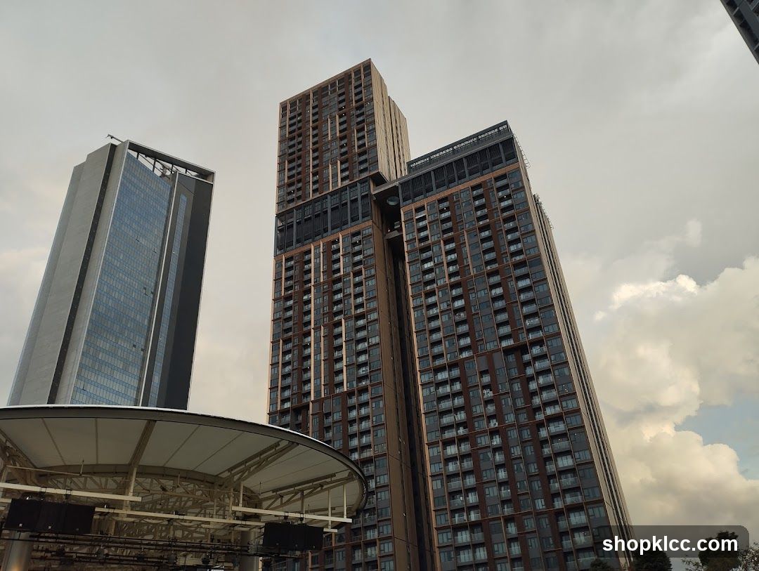 Modern Skyscrapers Under Cloudy Sky