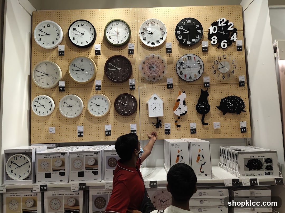 Wall Clocks Display