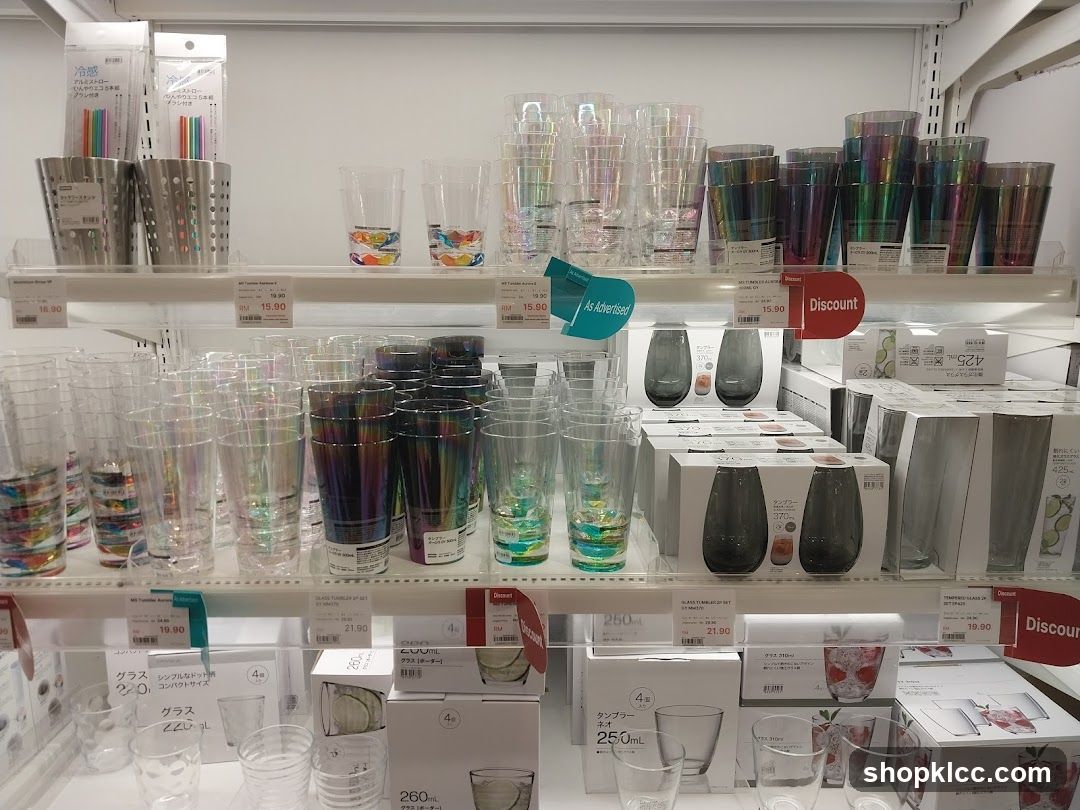 Glassware Display