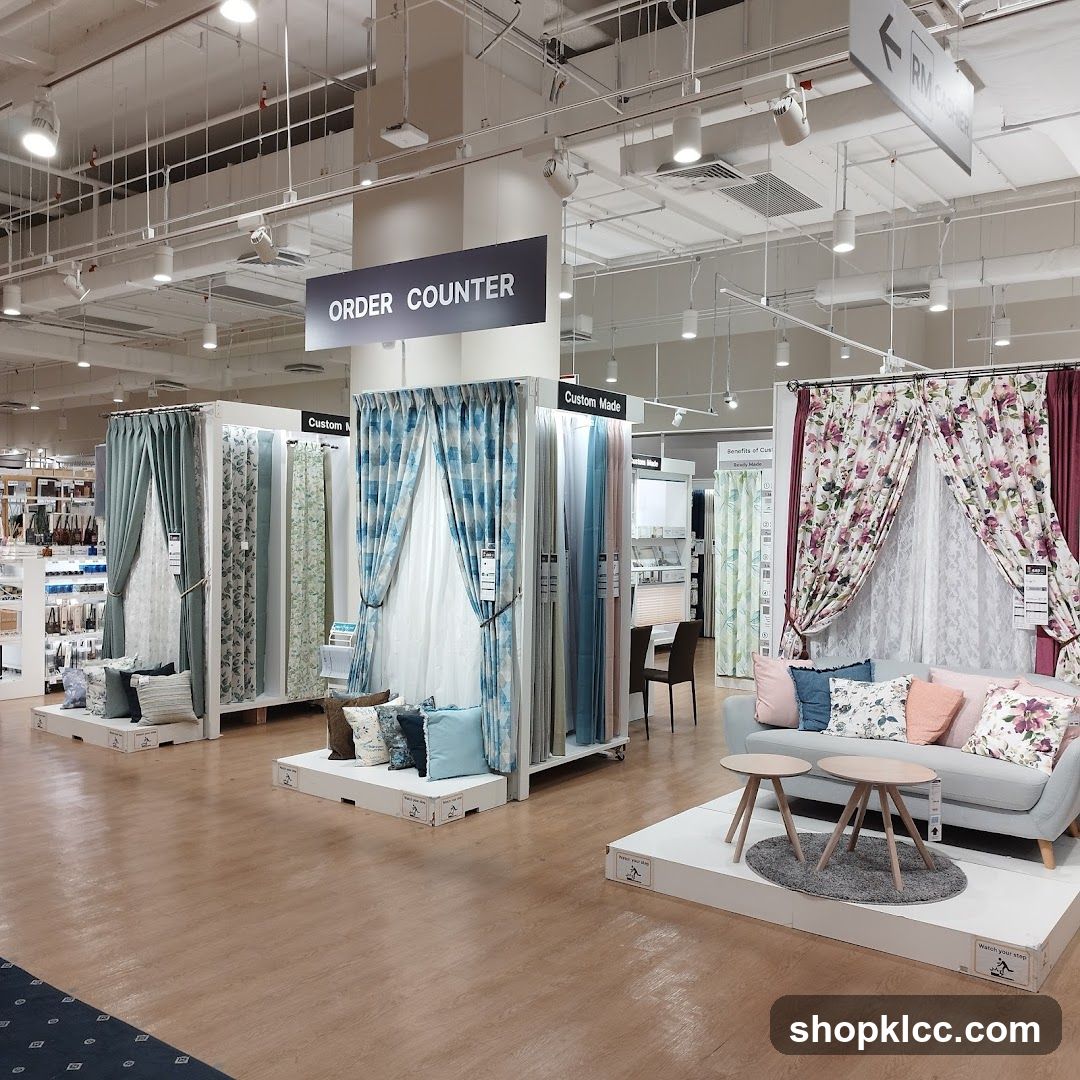 Curtain and Home Decor Display