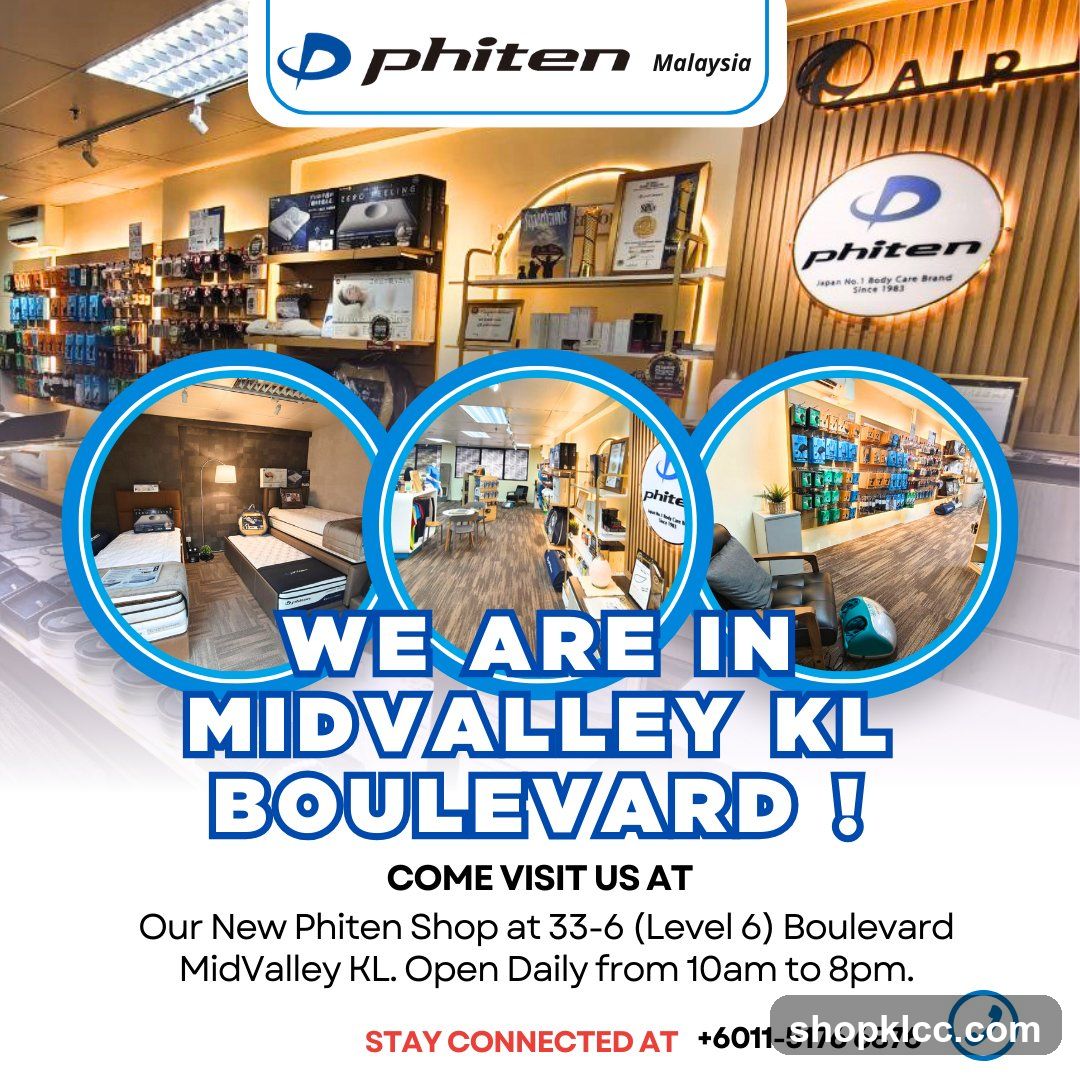 Phiten Malaysia MidValley KL Boulevard Store Opening