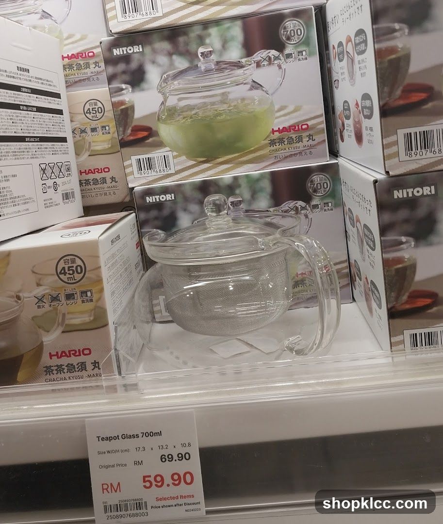 Teapot Glass 700ml