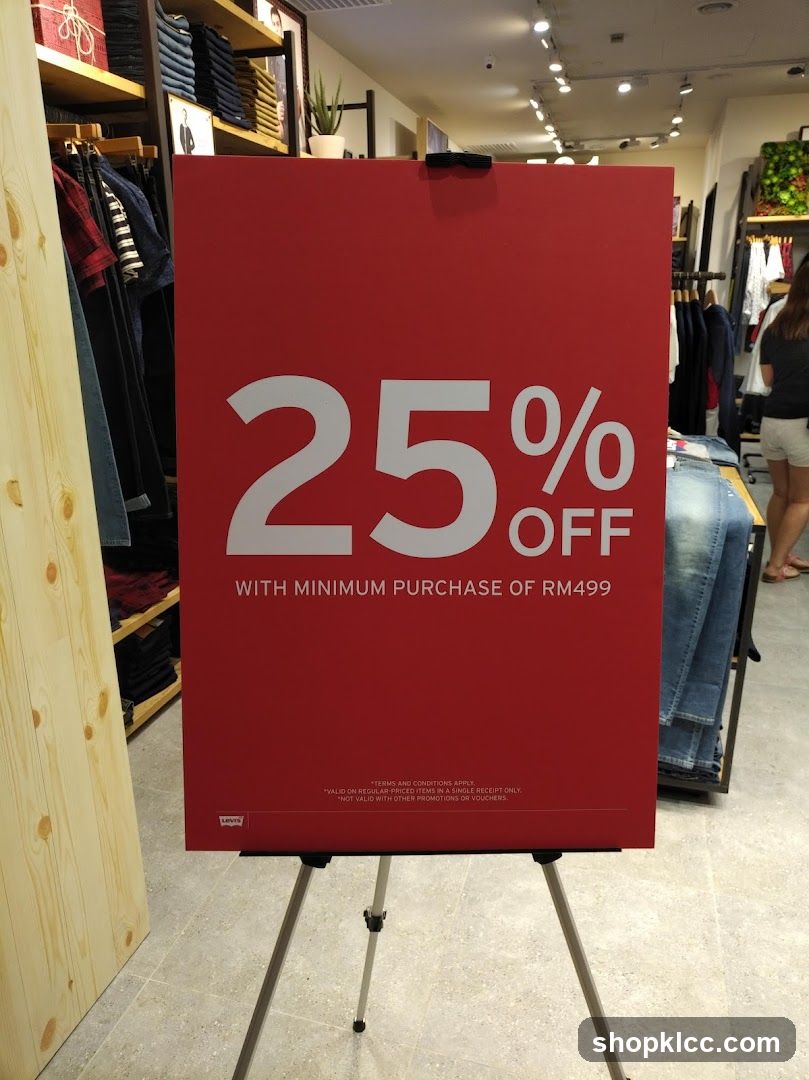 25% Off Sale Sign