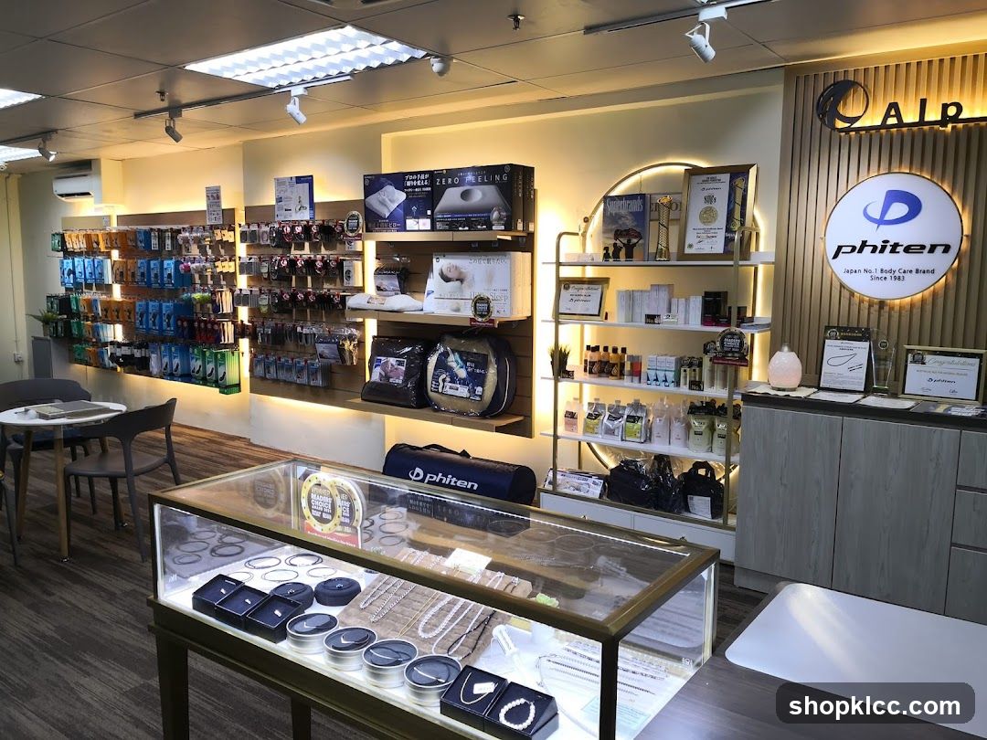 Phiten Store Interior