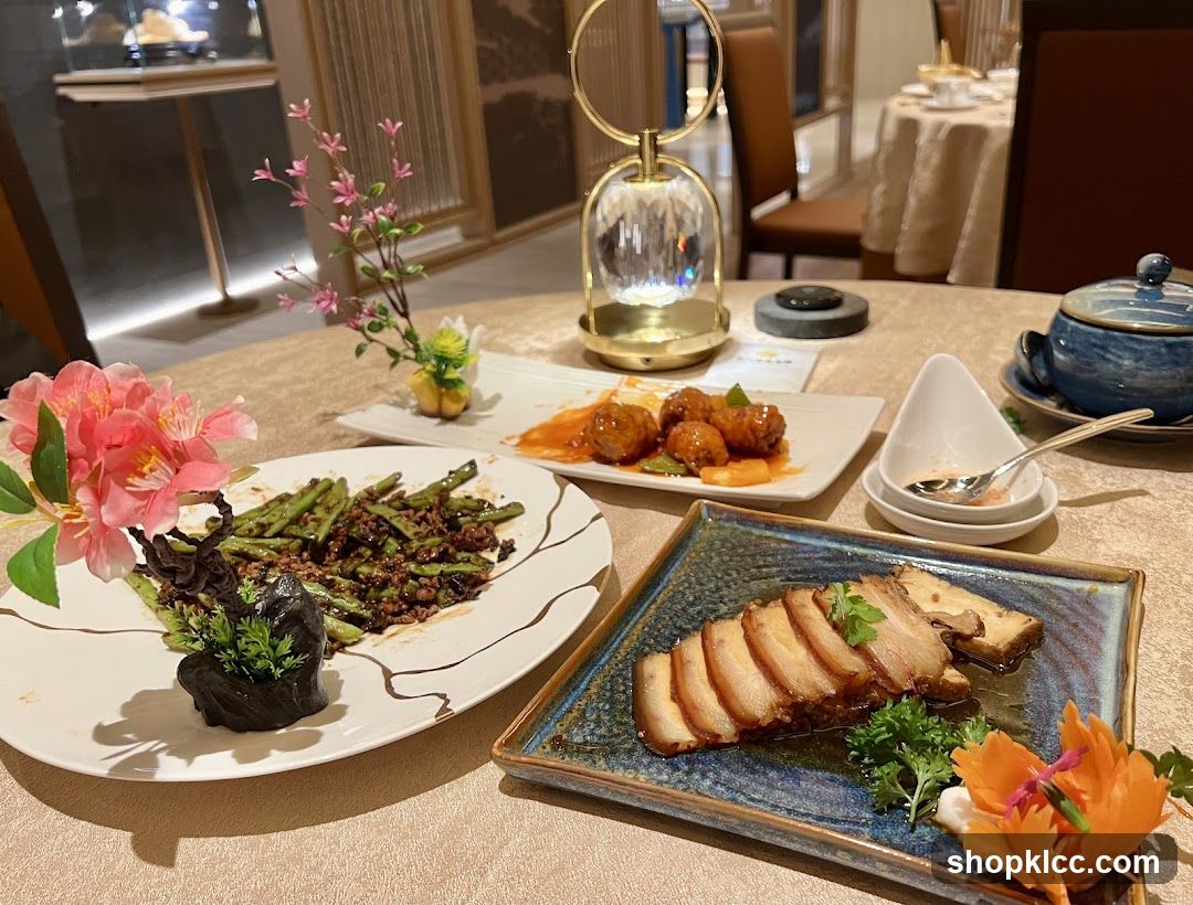 Table Setting with Food
