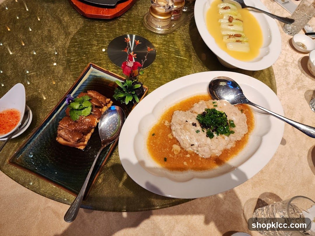 Table with Chinese Food