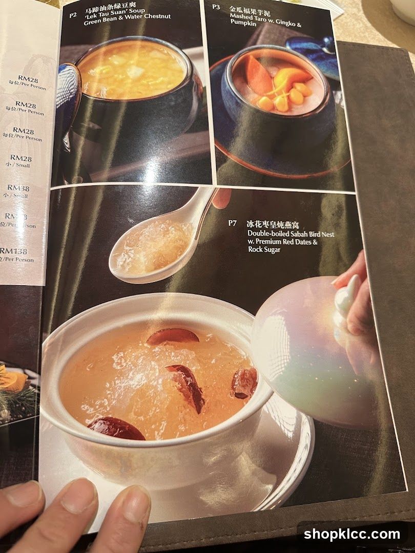 Desserts Menu