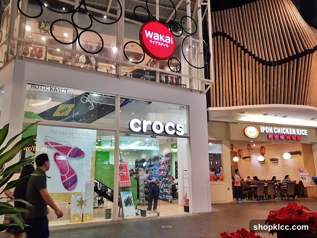 Crocs and Wakai Storefronts