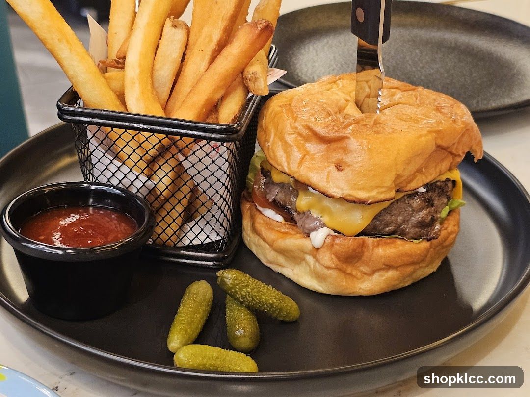 Burger and Fries
