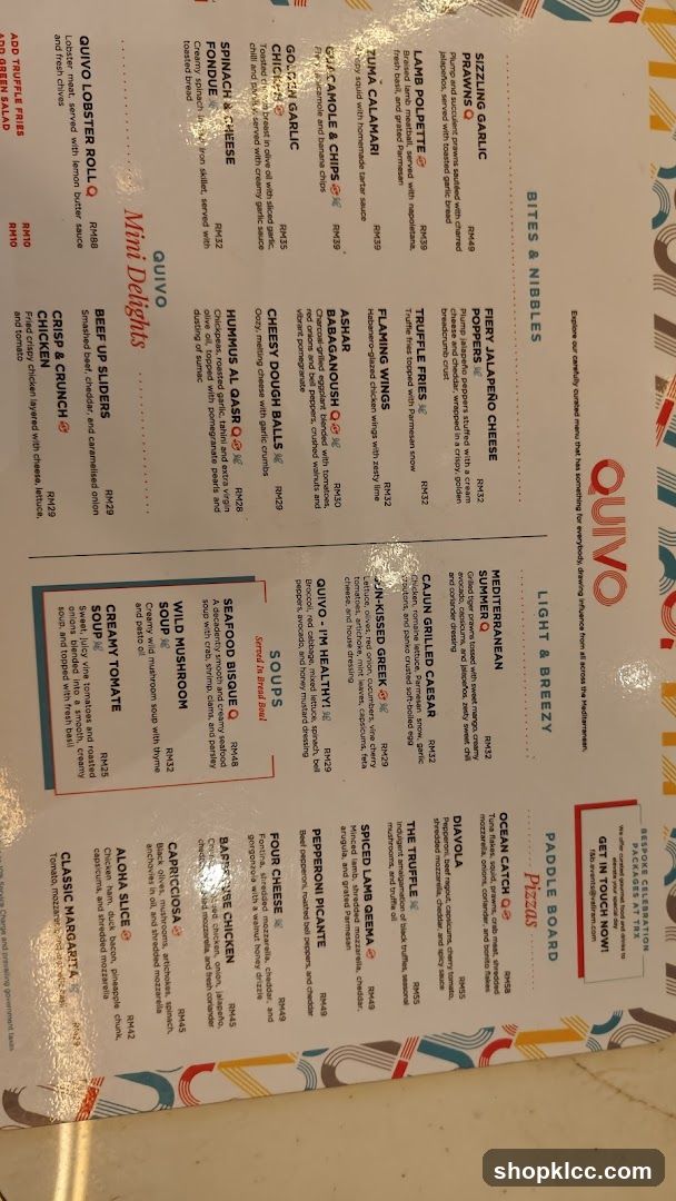 QUIVO Menu