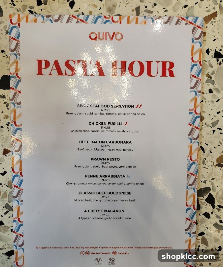 QUIVO PASTA HOUR