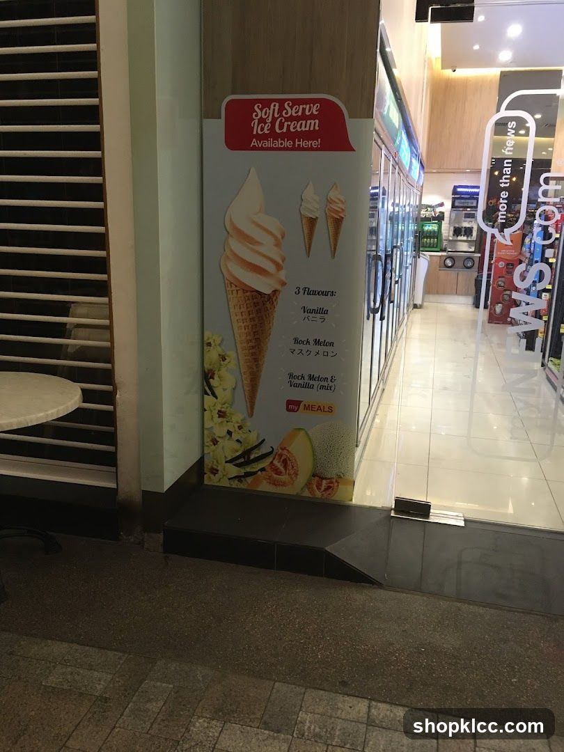 Soft Serve Ice Cream Advertisement