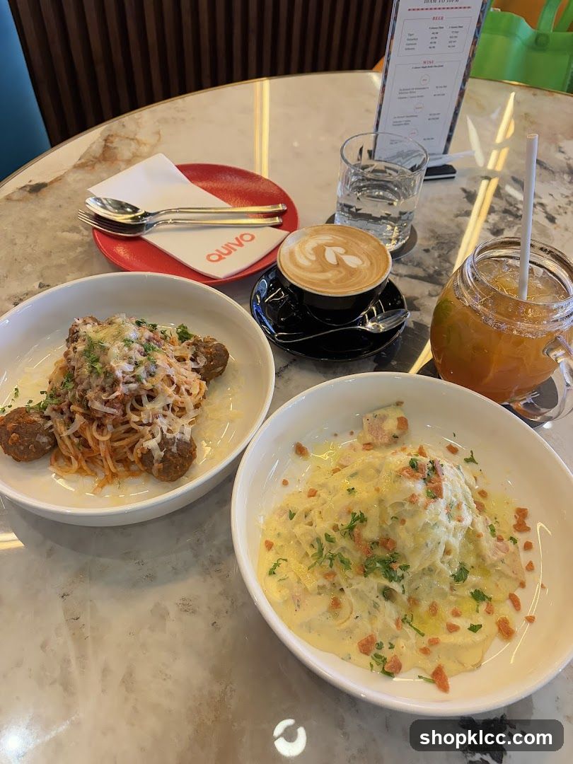 Table with Food and Drinks