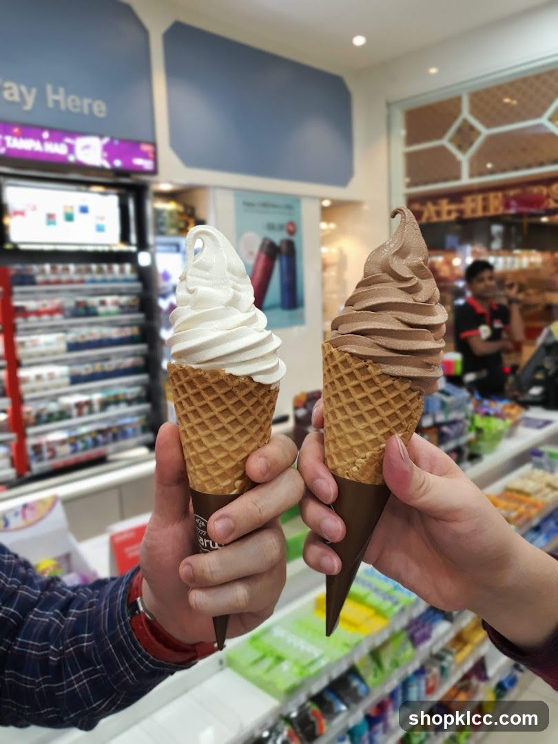 Two Ice Cream Cones