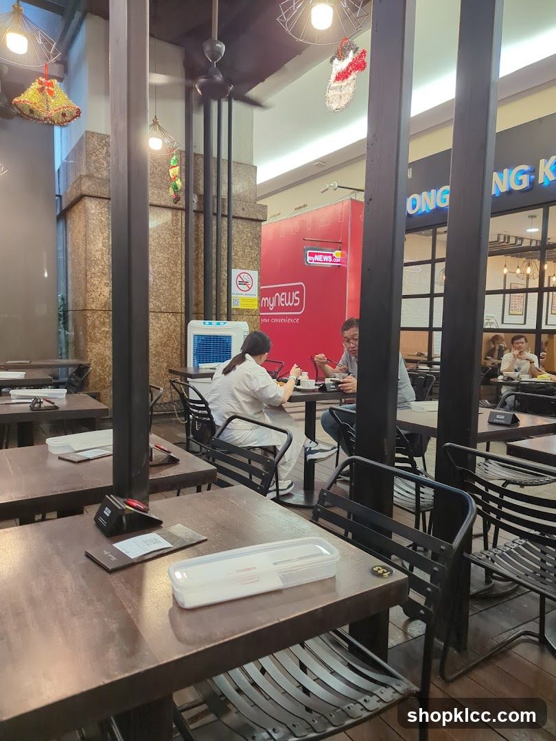 Restaurant Interior with Diners