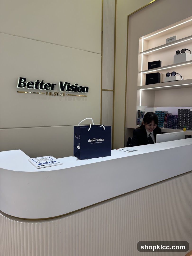 Optometry Shop Counter