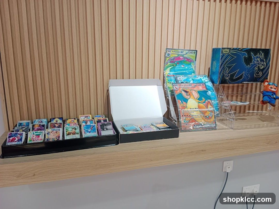 Pokemon Card Display Shelf