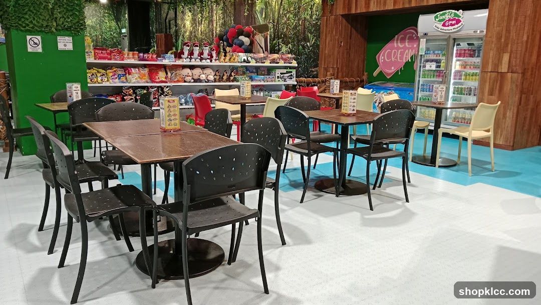 Jungle Ice Cream Shop Interior