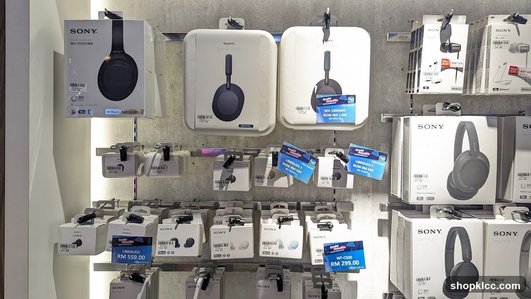 Sony Headphones Display