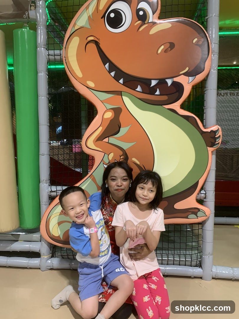 Family Photo at Indoor Play Area