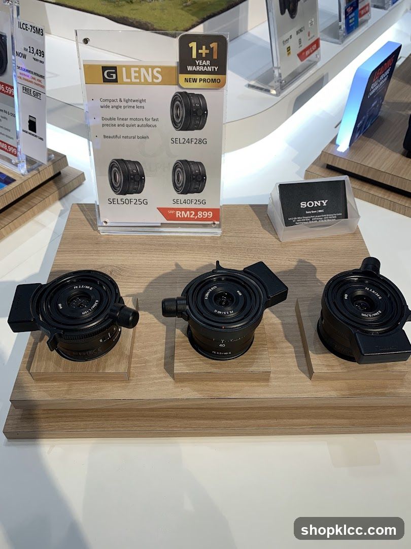 Sony G Lens Display