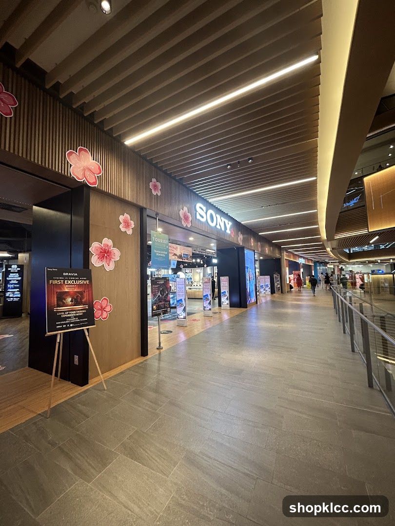 Sony Store Interior Aisle