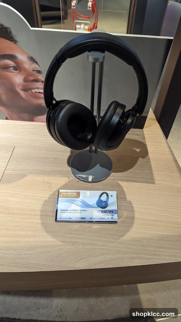 Sony Headphones Display