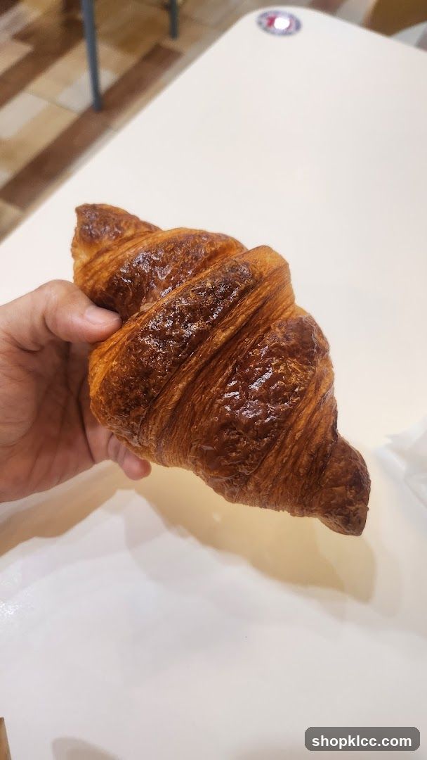 Croissant on Table