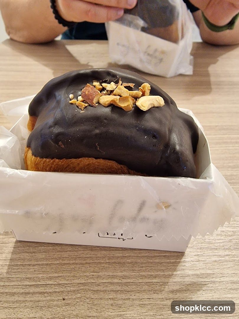 Chocolate Donut with Nuts