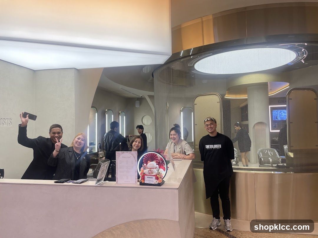 Salon Staff at Reception