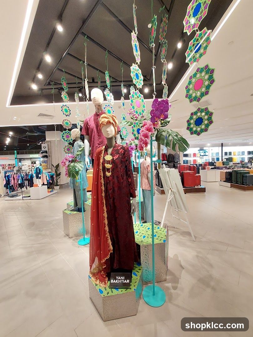 Mannequins in traditional attire