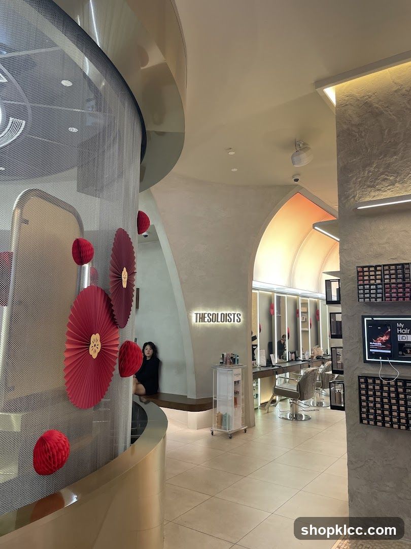 Interior of a hair salon