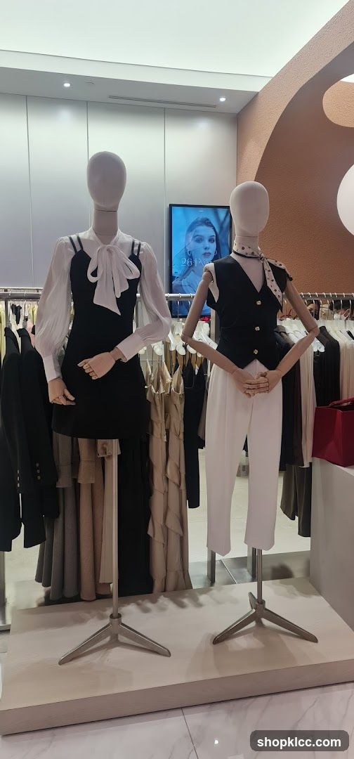 Mannequins in a clothing store