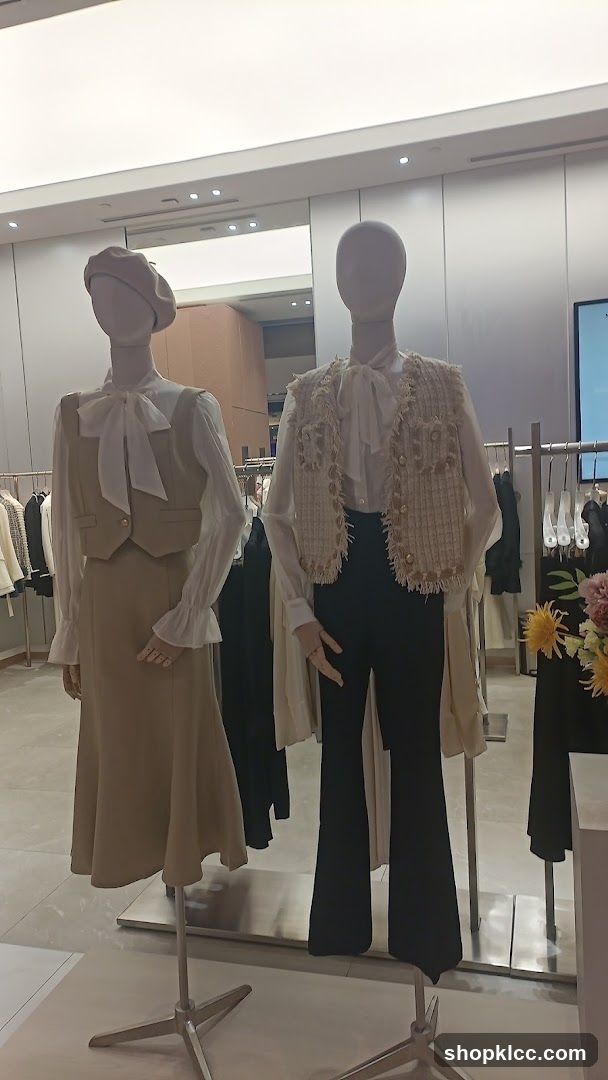 Mannequins in a clothing store