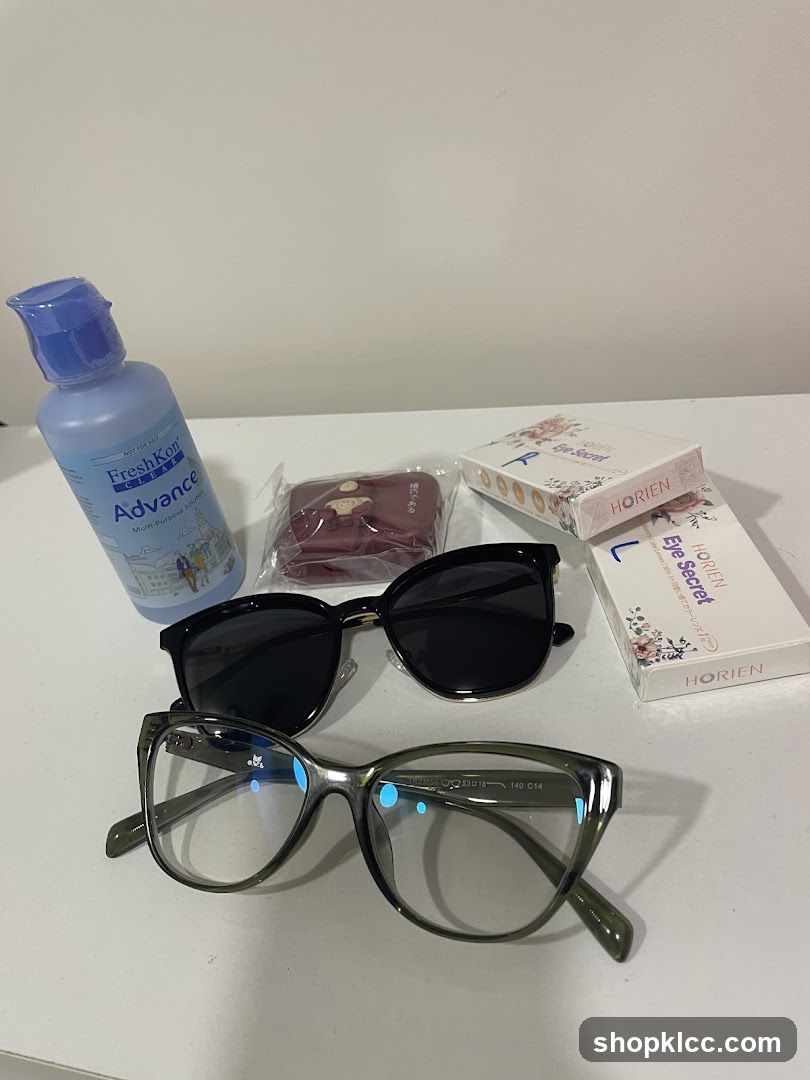 Eyewear and Contact Lens Solution