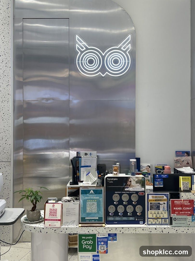 Optometry Clinic Counter
