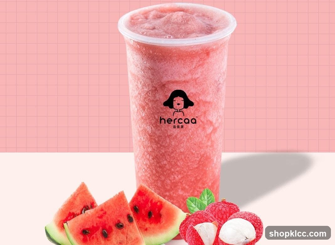 hercaa watermelon lychee drink