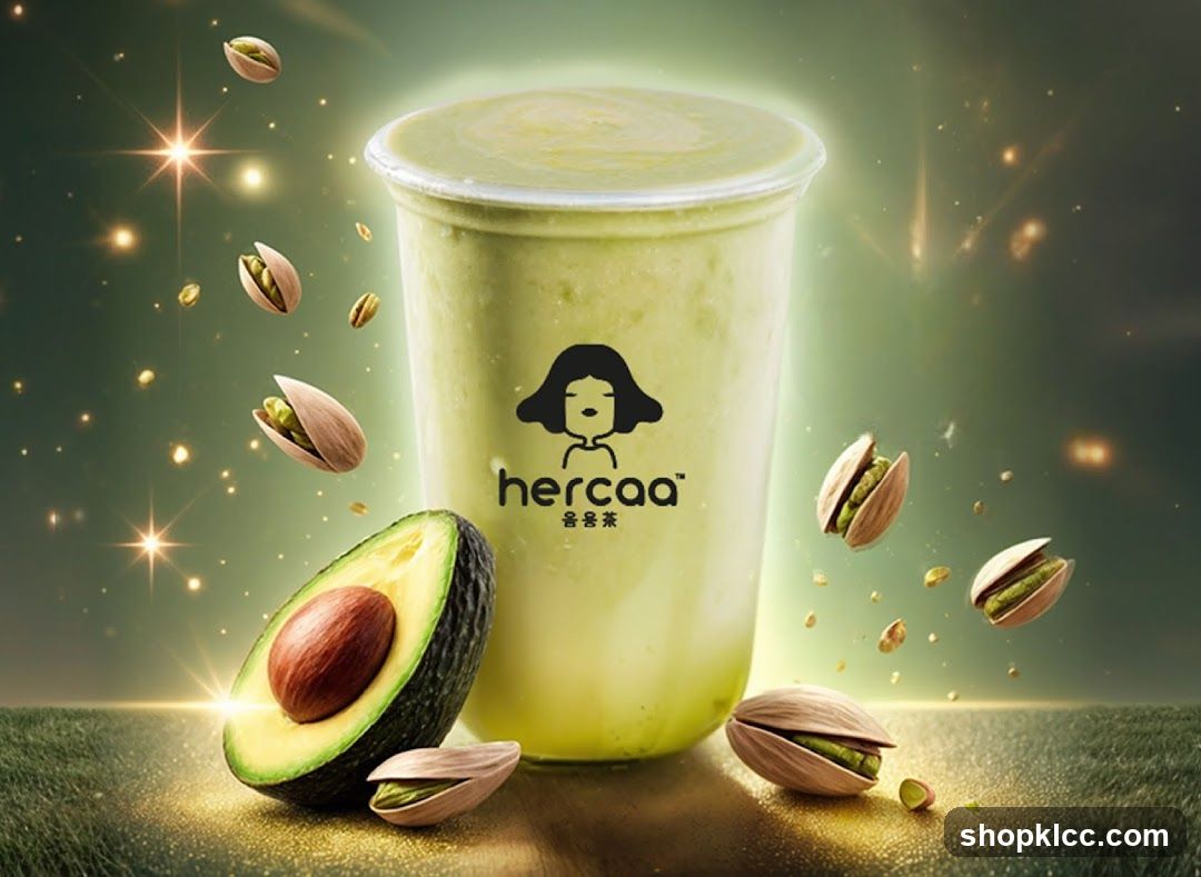 hercaa avocado drink advertisement