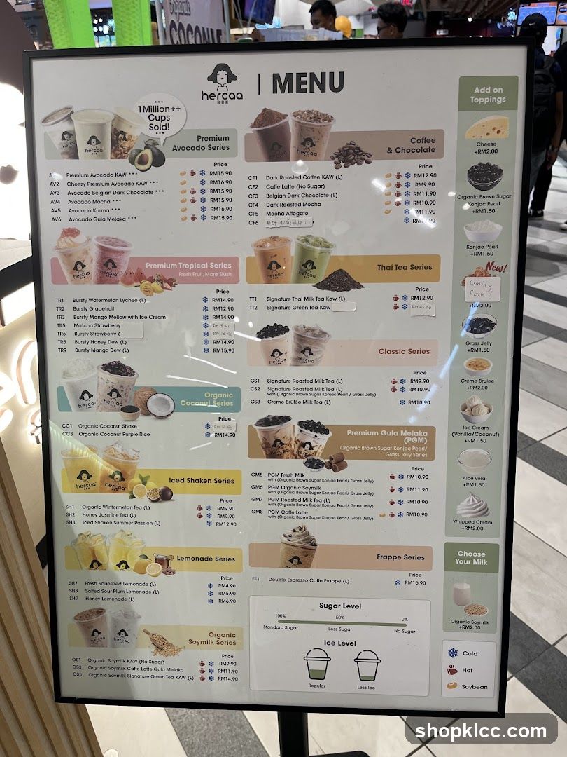 hercaa Menu Board