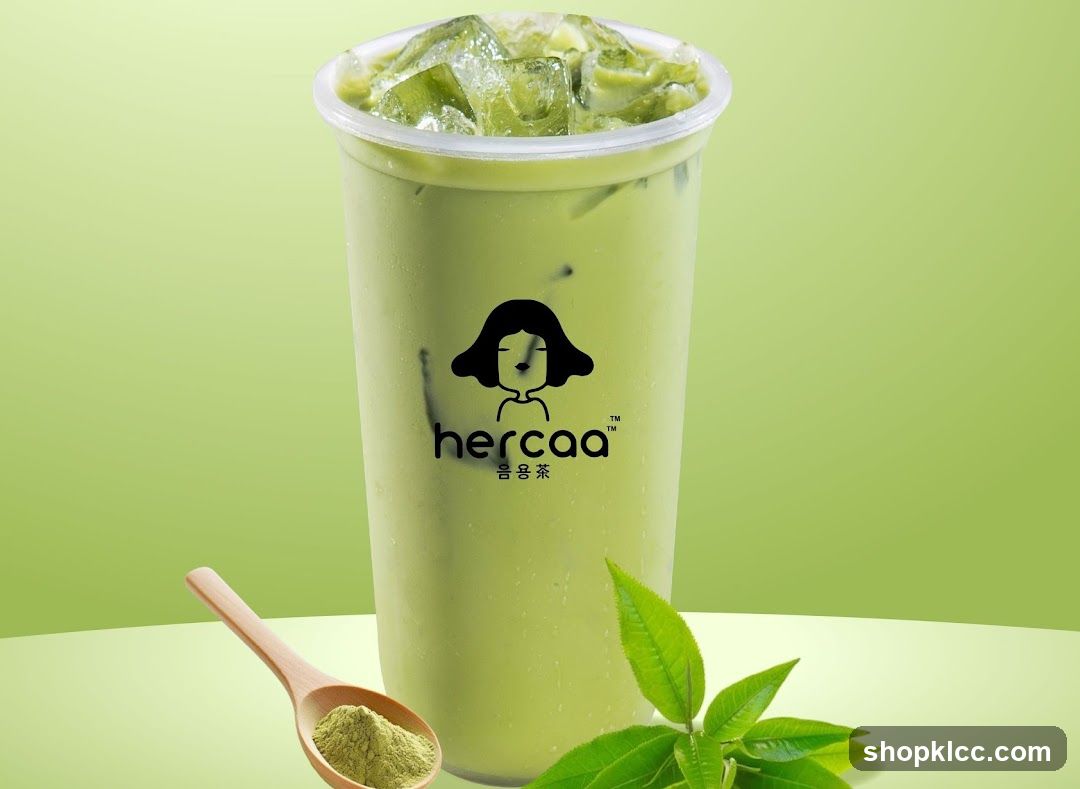 Matcha Drink Product Shot