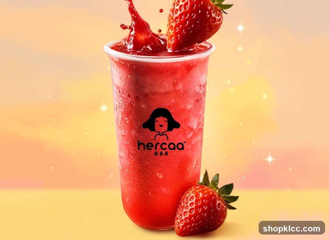 Strawberry Drink Ad