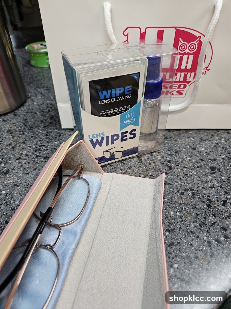 Lens Cleaning Kit and Glasses Case