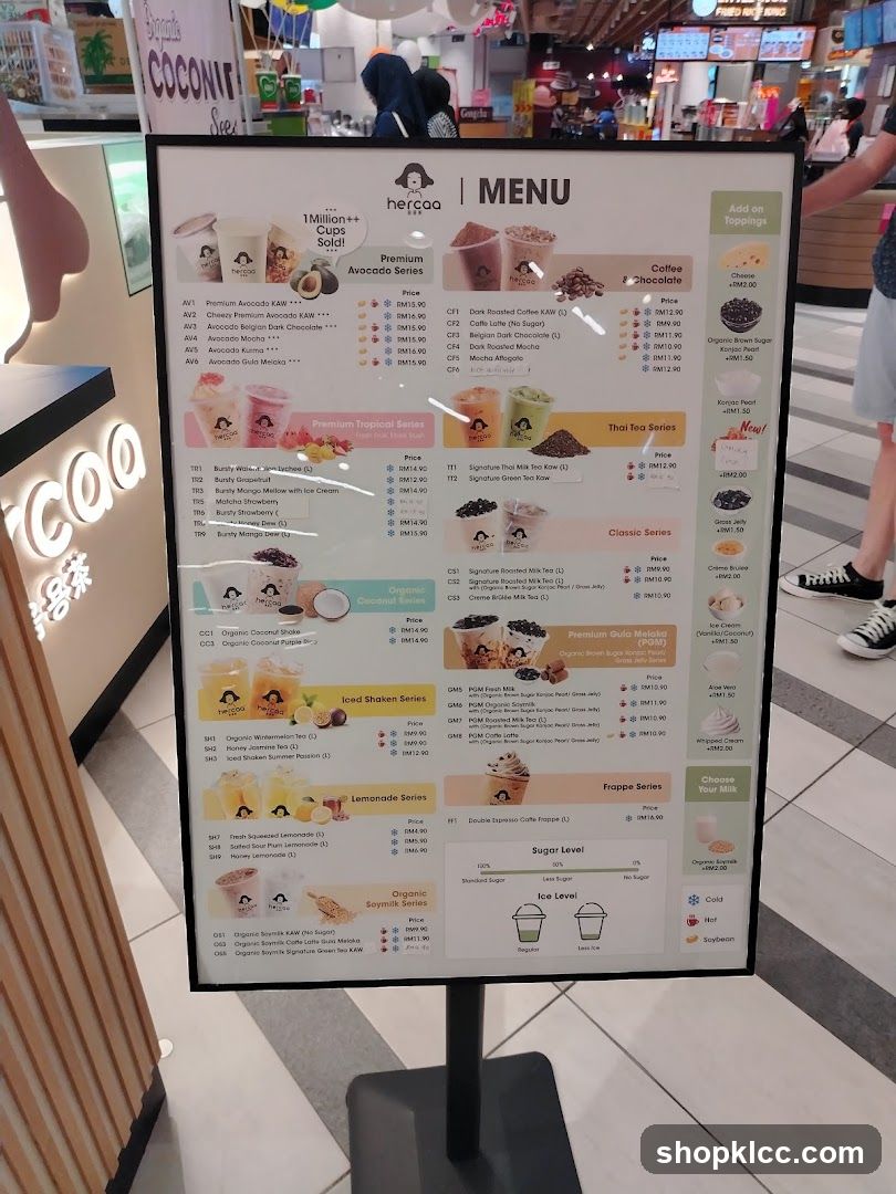 hercoa Menu Board