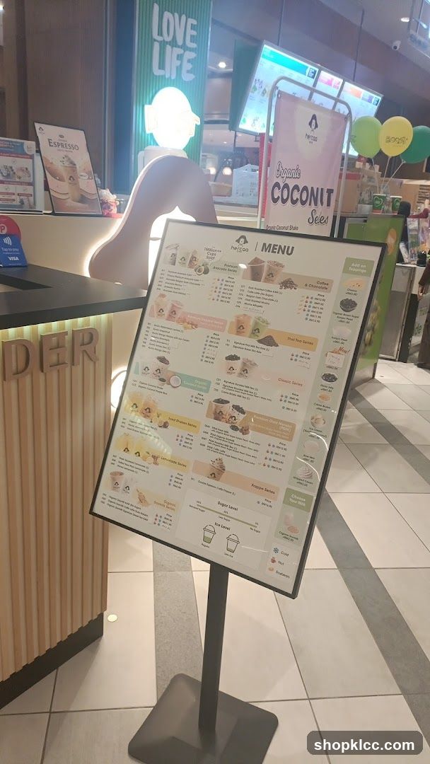 Brewed Coffee Menu Board