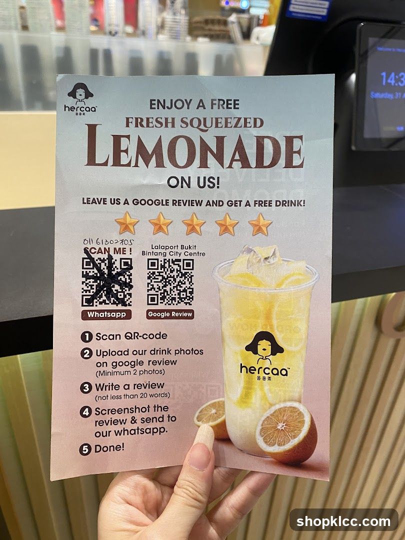 Free Lemonade Flyer