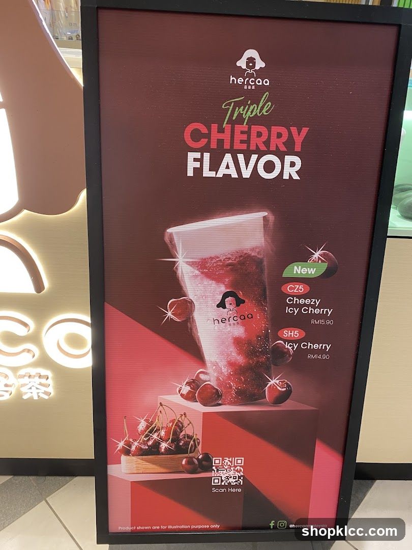 hercaa Triple Cherry Flavor Ad