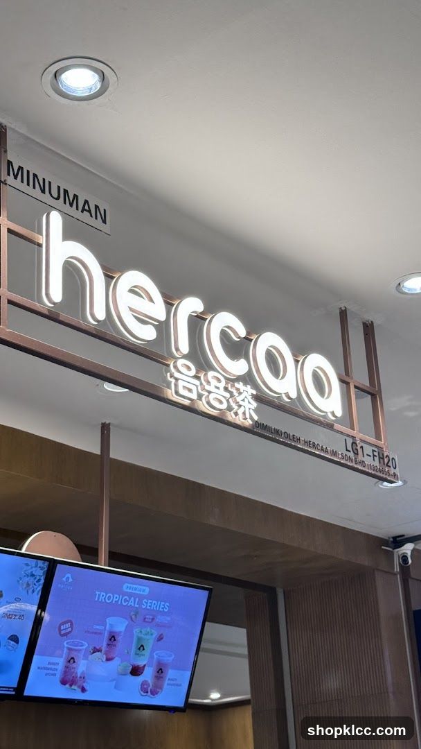 hercaa Store Interior Signage