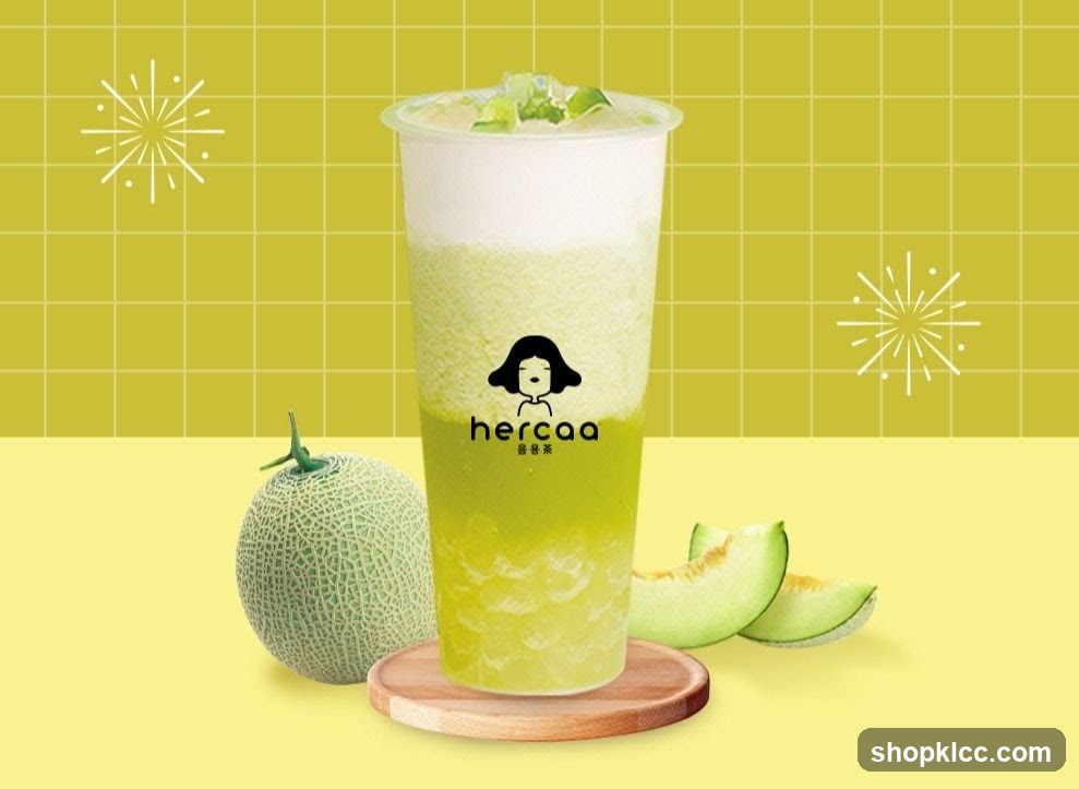 hercaa melon drink product shot
